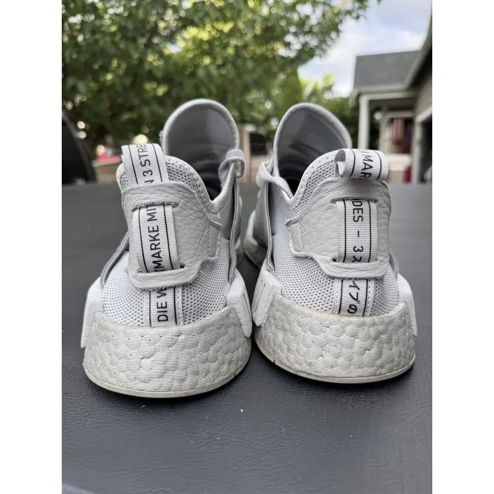 Adidas NMD XR1 Shoes Mens Size 14 Gray White Boost Mesh Athletic Running BY9923
